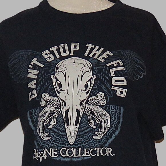 Delta Men's Bone Collector T Shirt Can’t Stop The Flop T-Shirt Size M (C227) - Picture 1 of 6